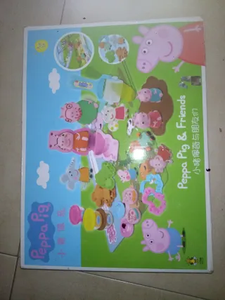 Peppa Pig plastilina moldes y rodillo