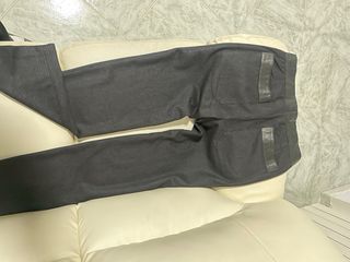 Pantaloni Zegna neri rigati grigi