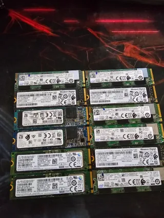 Pack 12x MIX SSD M.2 NVMe 500GB 2280