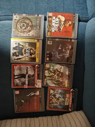 Confezione 8 Giochi PS3: Red Dead, Tomb Raider, Hitman..