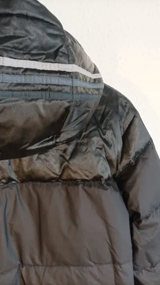 Chaqueta Adidas 3S Down Negra Gris