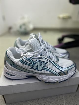 New Balance 740 Azul/Blanco