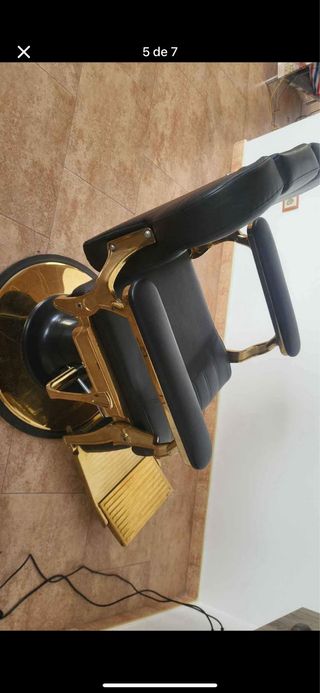 Mobiliario de barbería completo