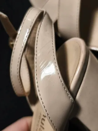 Zapatos tacón nude talla 37