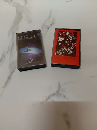 Cassettes Mike Oldfield Platinum y Farataos Jazz