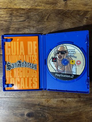 PS2 Slim Sony Negra con Mando y Cables