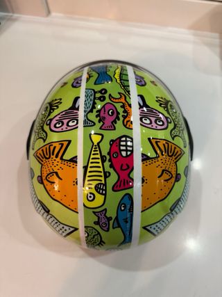 Casco Moto NZI Junior Diseño Divertido