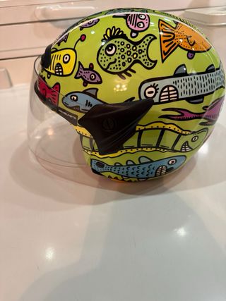 Casco Moto NZI Junior Diseño Divertido