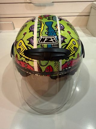 Casco Moto NZI Junior Diseño Divertido