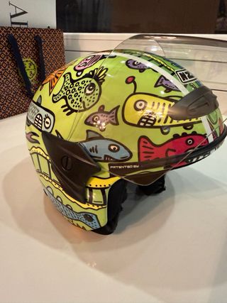 Casco Moto NZI Junior Diseño Divertido