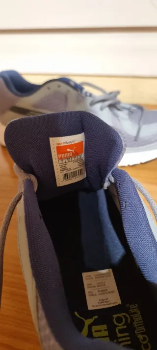 Zapatillas Puma Azul y Gris