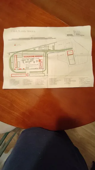 Plano Fábrica FASA Valladolid 42x29,5