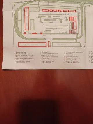 Plano Fábrica FASA Valladolid 42x29,5