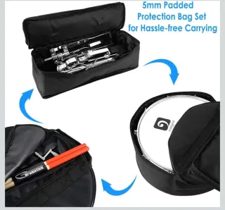 Caja de Tambor Vangoa 14 Negra