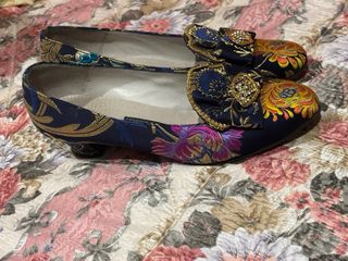 Zapatos Fallera Azul Marino Simon