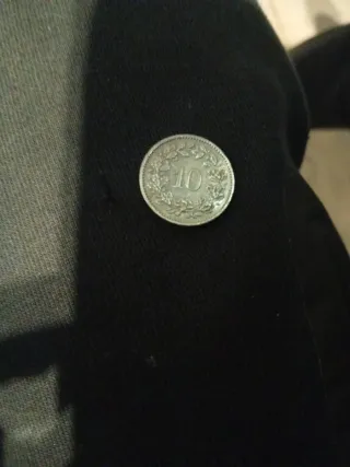 Moneda 10 Francos Suizos 1977