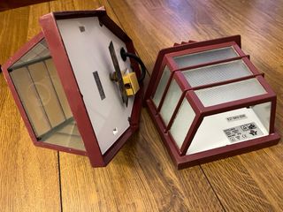 Apliques Luz Exterior Rojos