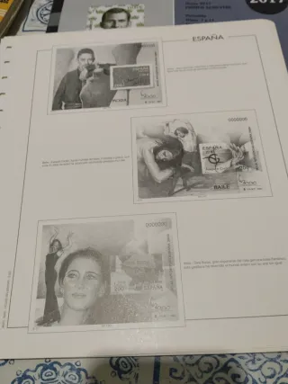 Hojas ANFIL Serie 3756/66 sin dentar