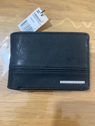 Cartera Billabong de piel negra