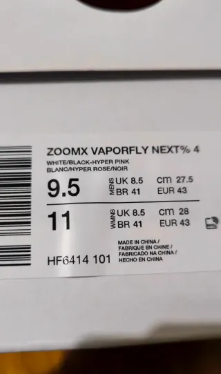 Nike Vaporfly 4 Zapatillas Running Talla 43