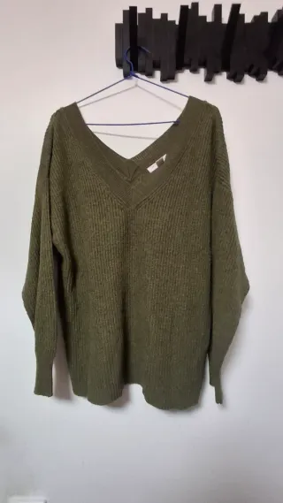 Jersey verde pico delantero y trasero