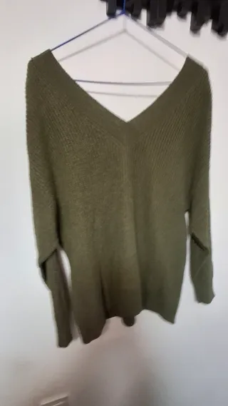 Jersey verde pico delantero y trasero