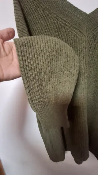 Jersey verde pico delantero y trasero