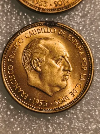 2 Monedas 2.50 Pesetas Franco 1953*56