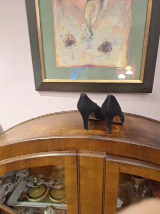 Zapatos de vestir MAGRIT ante tacón fino,  forro