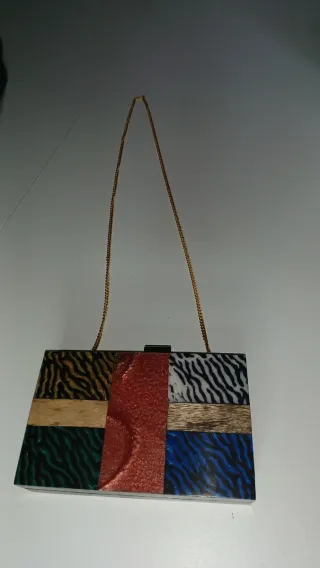 Bolso fiesta exótico único