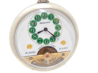 Tasca 8 giorni HEBDOMAS a CARTOUCHE CASSA LAVORATA