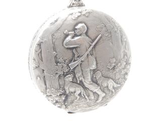 Tasca 8 giorni HEBDOMAS a CARTOUCHE CASSA LAVORATA