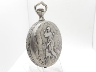 Tasca 8 giorni HEBDOMAS a CARTOUCHE CASSA LAVORATA