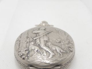 Tasca 8 giorni HEBDOMAS a CARTOUCHE CASSA LAVORATA