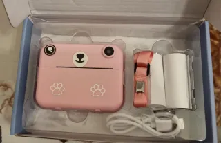 Mini Fotocamera Istantanea Bambini Rosa