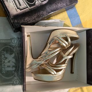 XTI Sandali Donna Tacco 12 Oro Tg 38