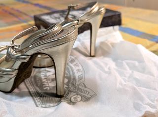 XTI Sandali Donna Tacco 12 Oro Tg 38