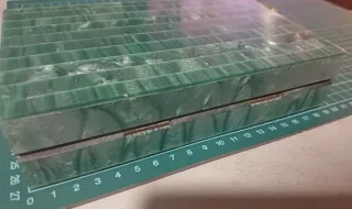 Bolso fiesta exótico verde y dorado