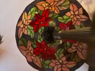 Lámpara Tiffany Diseño Flores Multicolor