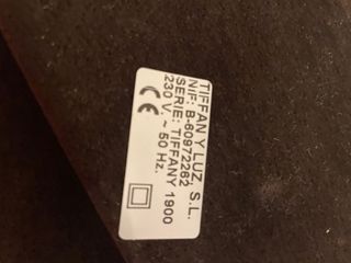 Lámpara Tiffany Diseño Flores Multicolor