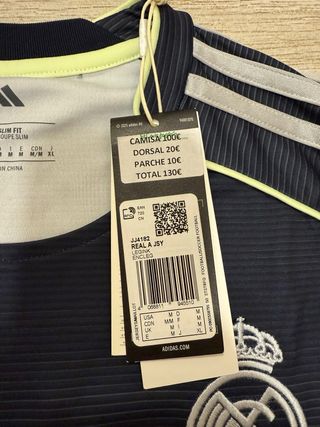 Camiseta Adidas Real Madrid Talla M