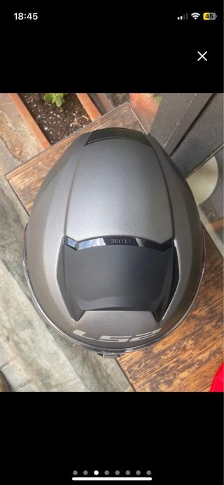 Casco Moto LS2 Talla XS Gris