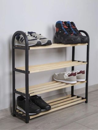 Zapatero estantería de 4 baldas
