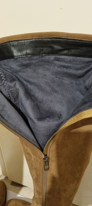 Stivali alti sopra il ginocchio marroni