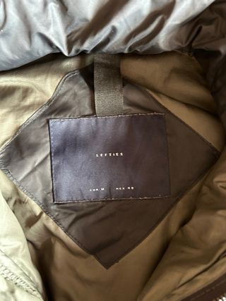 Abrigo Lefties Negro Talla M