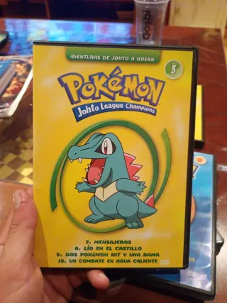 DVD Pokémon Kanto y Johto Español