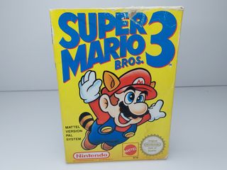Super Mario Bros 3 Nintendo NES Mattel con scatola