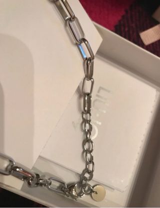 Liu Jo Collana Acciaio e Cristalli Argento