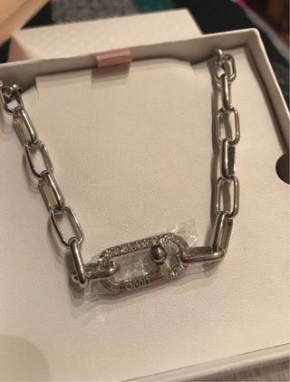 Liu Jo Collana Acciaio e Cristalli Argento