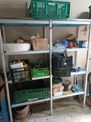 Estantería Polietileno y Aluminio